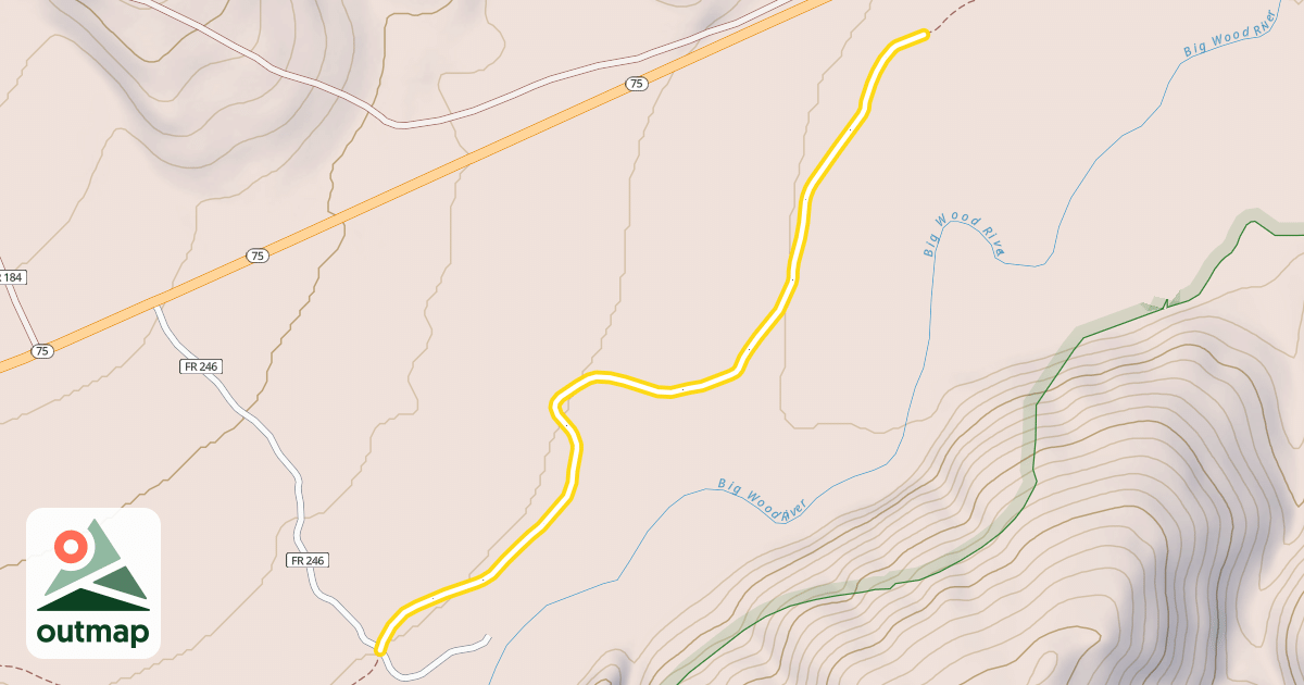 Map of Harriman Trail