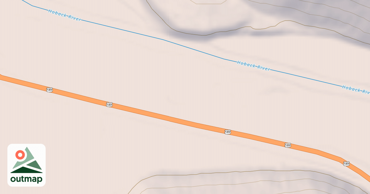 Map of HOBACK RIVER DISP REC SITES