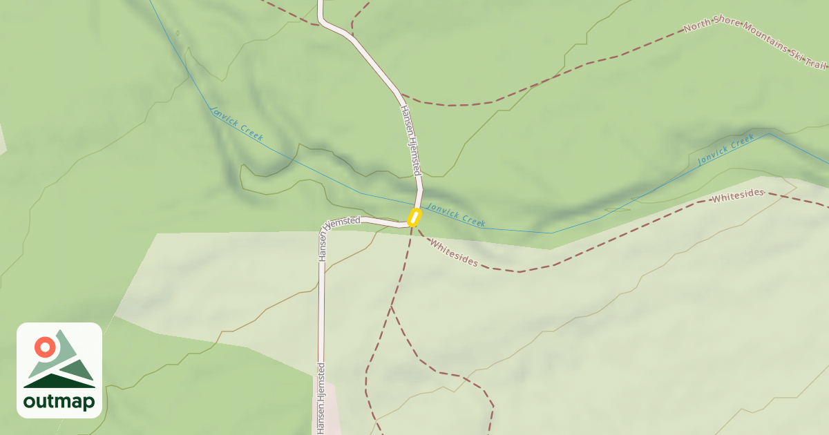 Map of Hansen Hjemsted