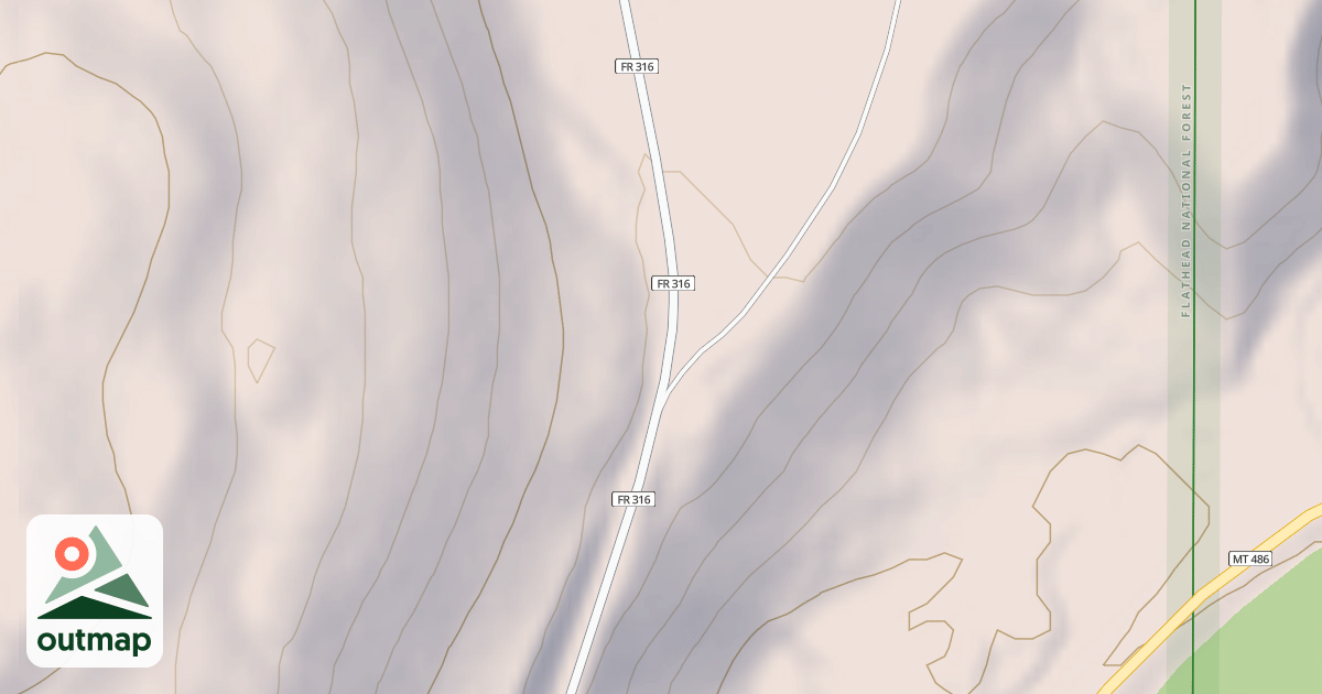 Map of BIG CREEK CANYON CREEK