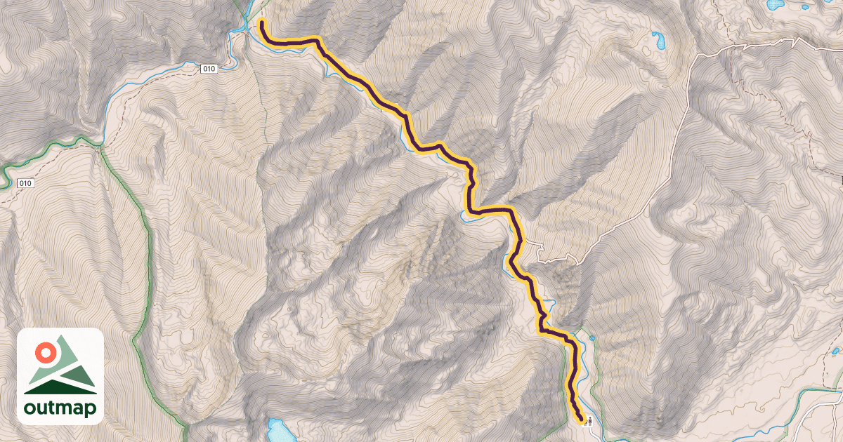 Map of Marsh Creek Trail