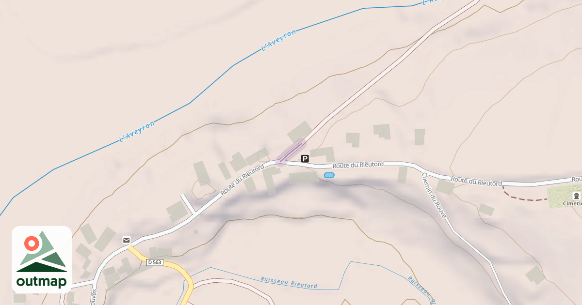 Map of Chemin de l’Aveyron
