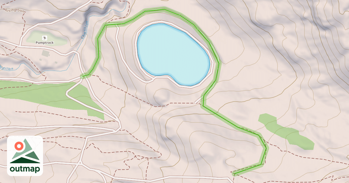 Map of Le Lac