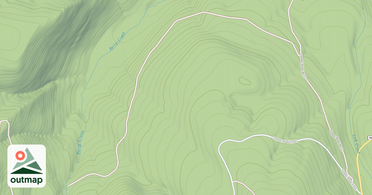 Map of USFS Motor Vehicle Use Map Roads {EB2C5843-DB01-45A8-961A-E6834303DC8D}