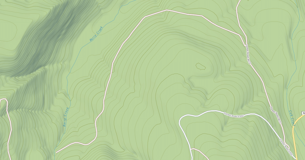 Map preview of USFS Motor Vehicle Use Map Roads {EB2C5843-DB01-45A8-961A-E6834303DC8D}