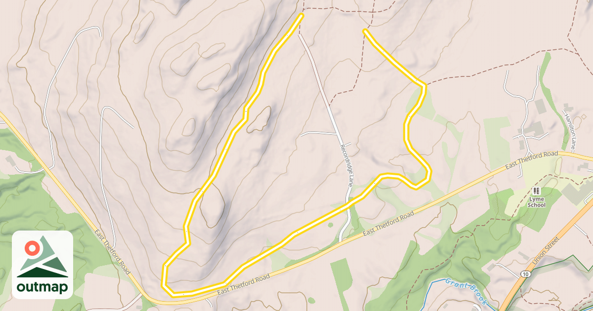 Map of Clyde Grant Trail