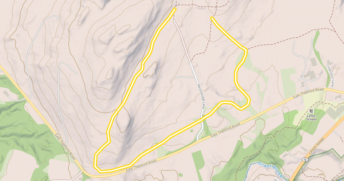 Map preview of Clyde Grant Trail