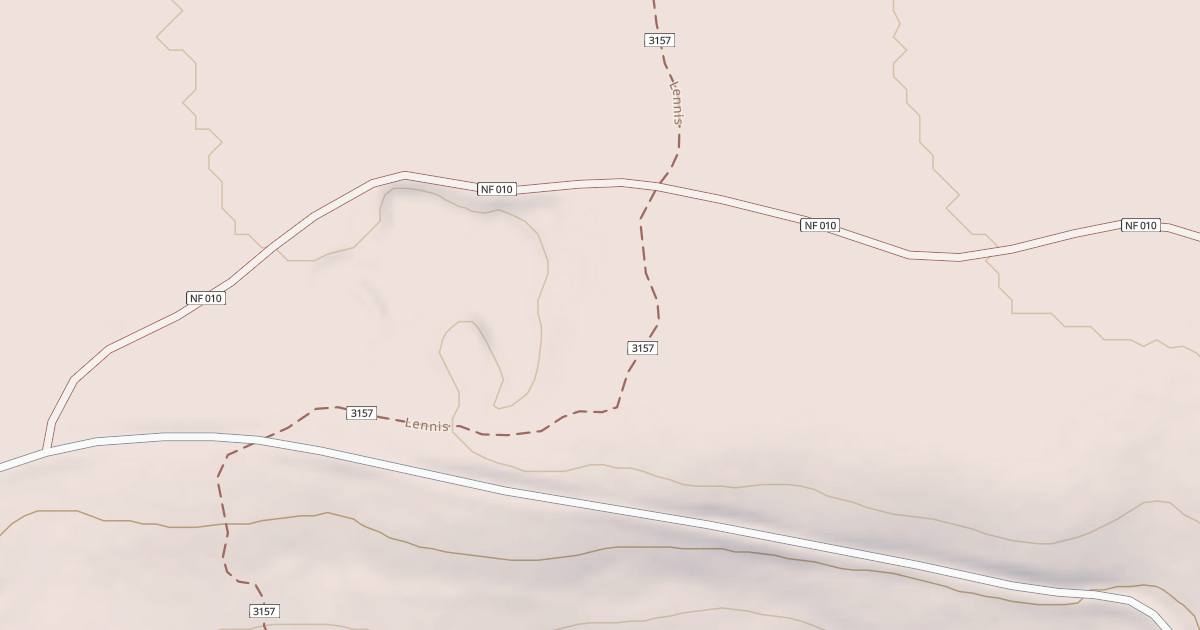 Map preview of USFS Motor Vehicle Use Map Roads {151D3D66-7A7E-4212-863A-BE6DF203D5A0}
