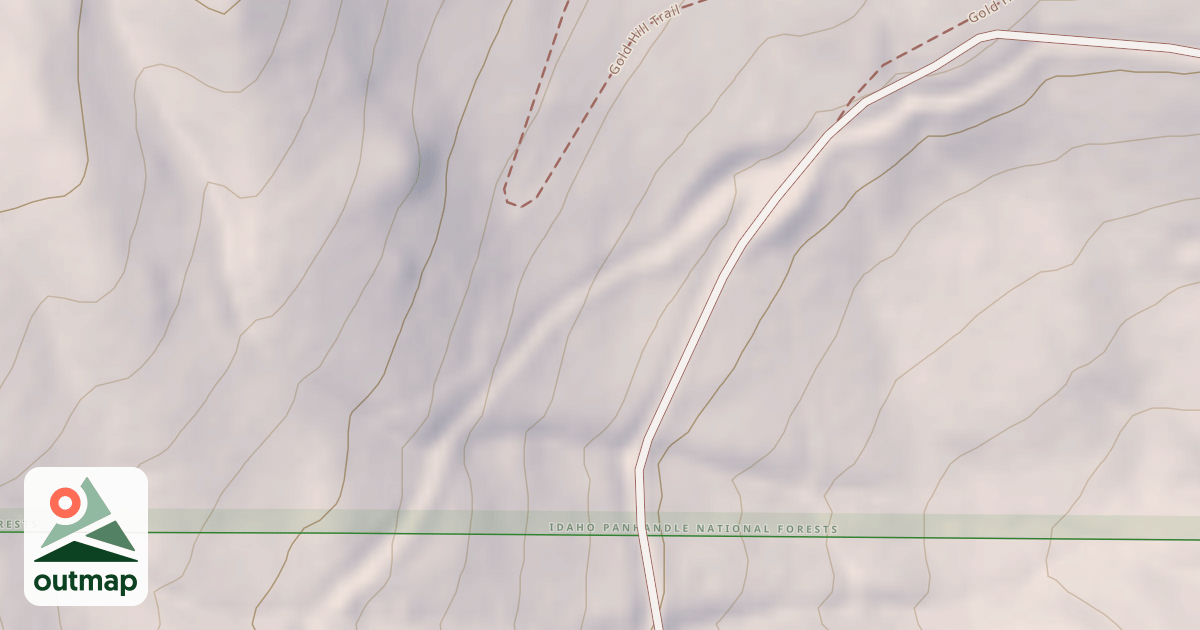 Map of CONTEST MOUNTAIN D