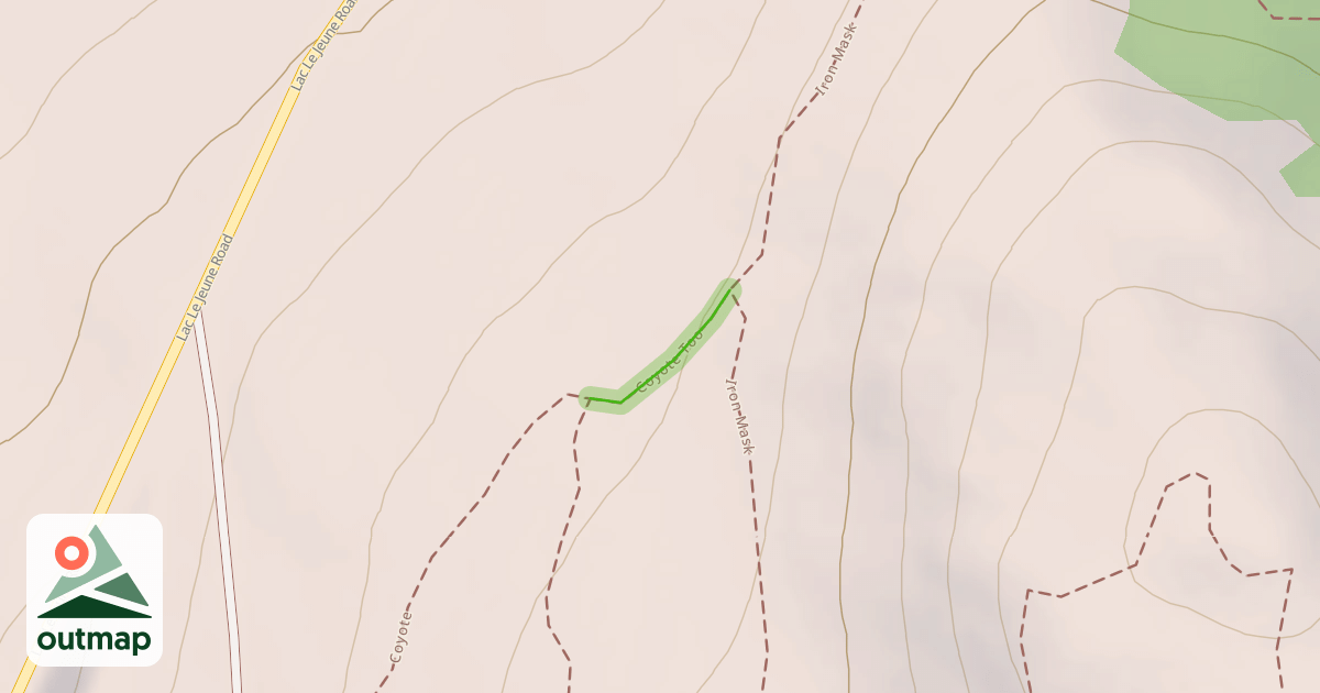 Map of Coyote Too