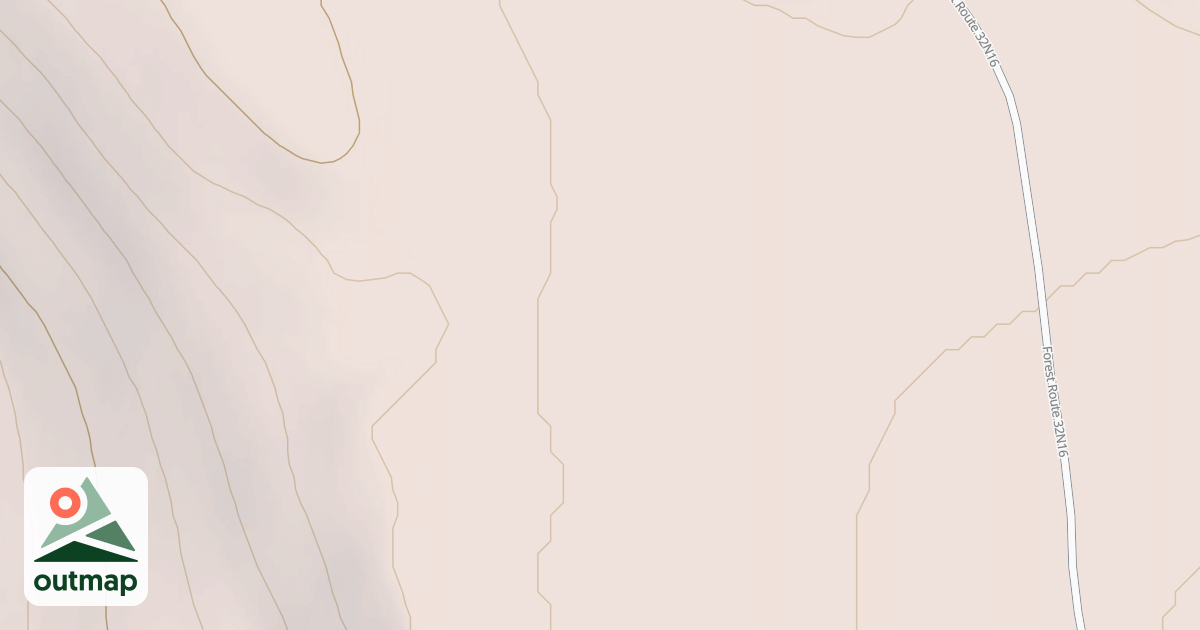 Map of ASH SPUR