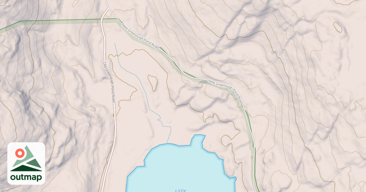 Map of Greenough Pond Road