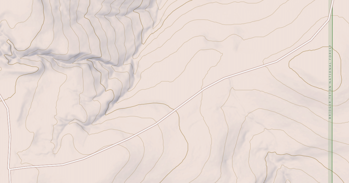 Map preview of BARE MOUNTAIN SPUR