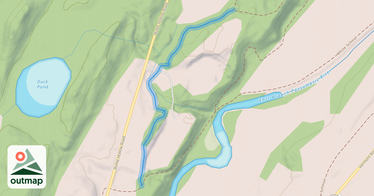 Map of Pete's Pond