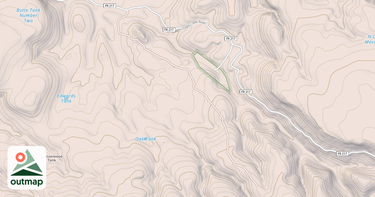 Map of USFS National Forest System Roads {98D87F54-BCA8-4E13-B8AC-EB4751990216}