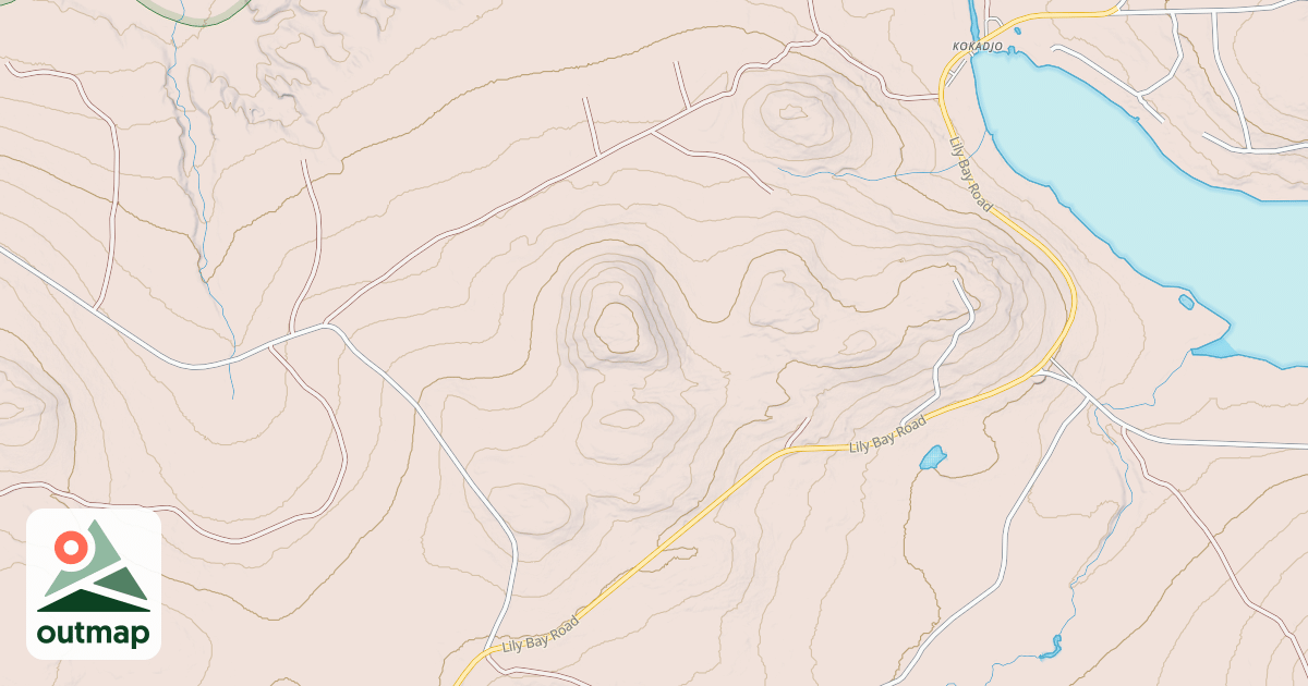 Map of PRONG POND