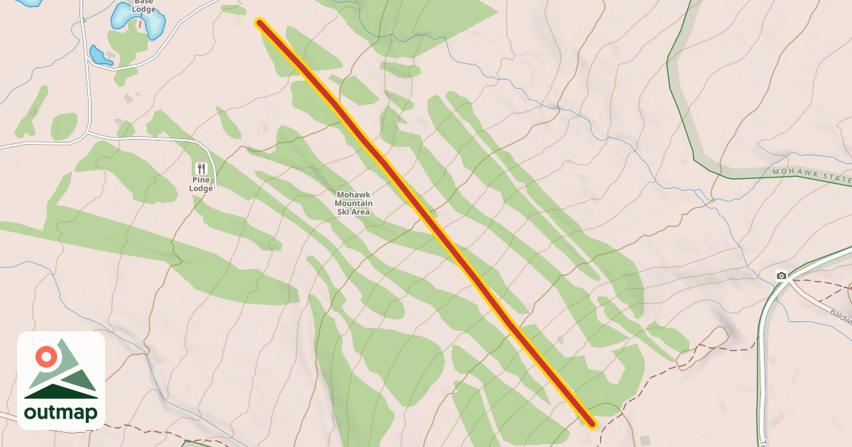 Map of Arrowhead Triple