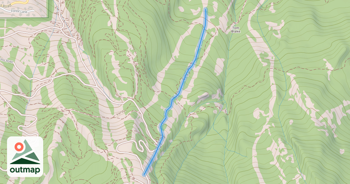 Map of Creekside (Upper)