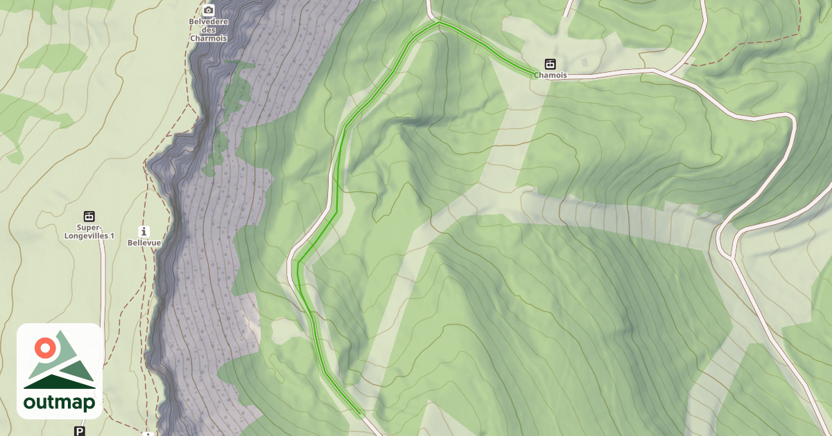 Map of Grange des Pauvres