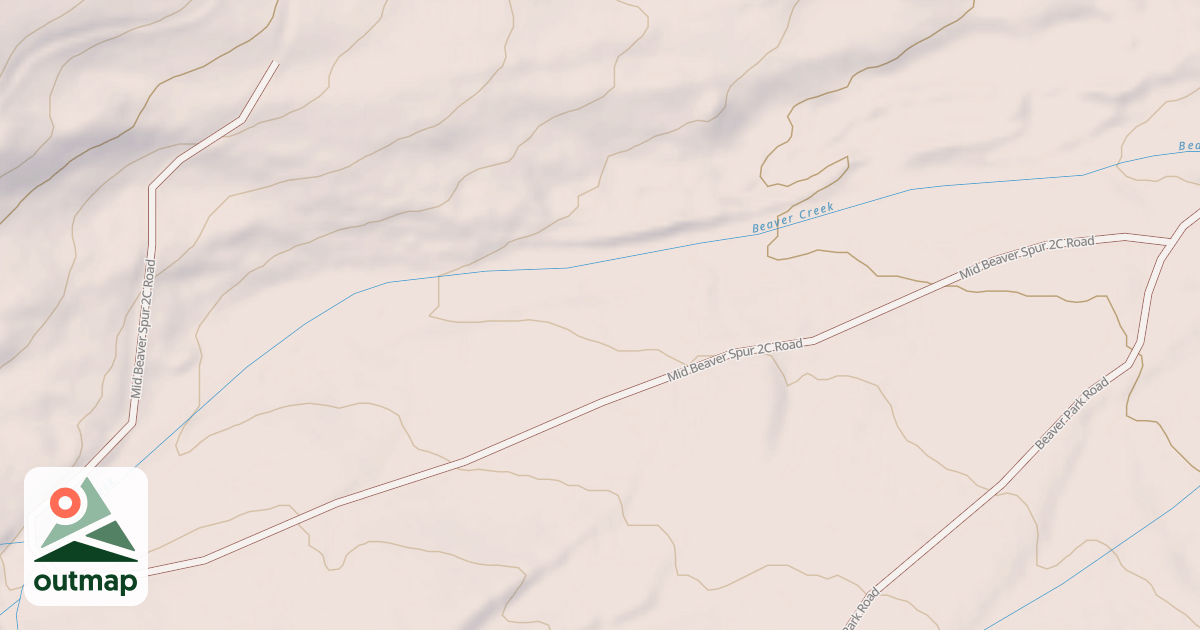 Map of MID BEAVER SPUR 2C