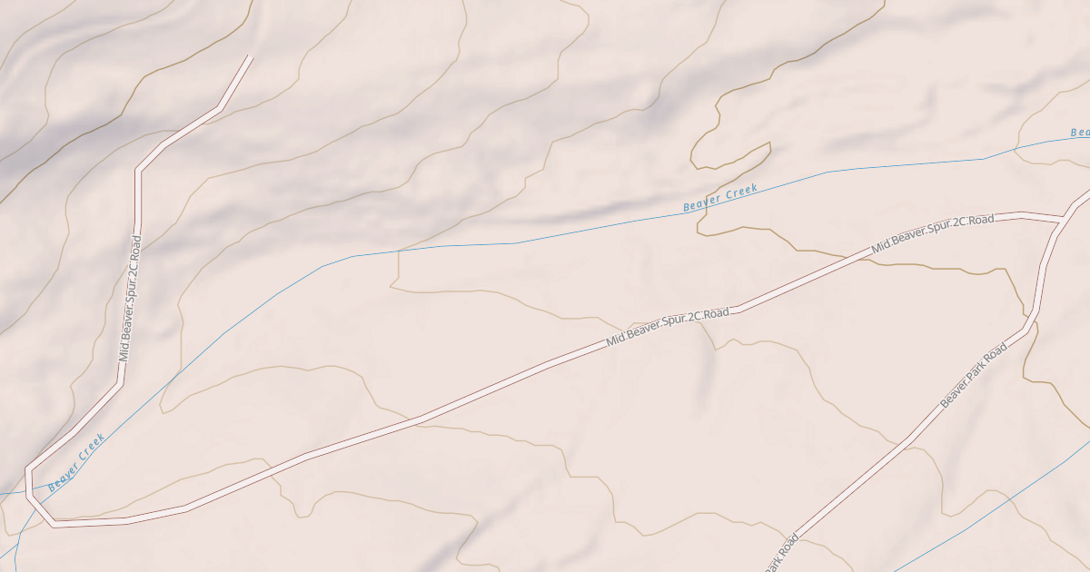 Map preview of MID BEAVER SPUR 2C
