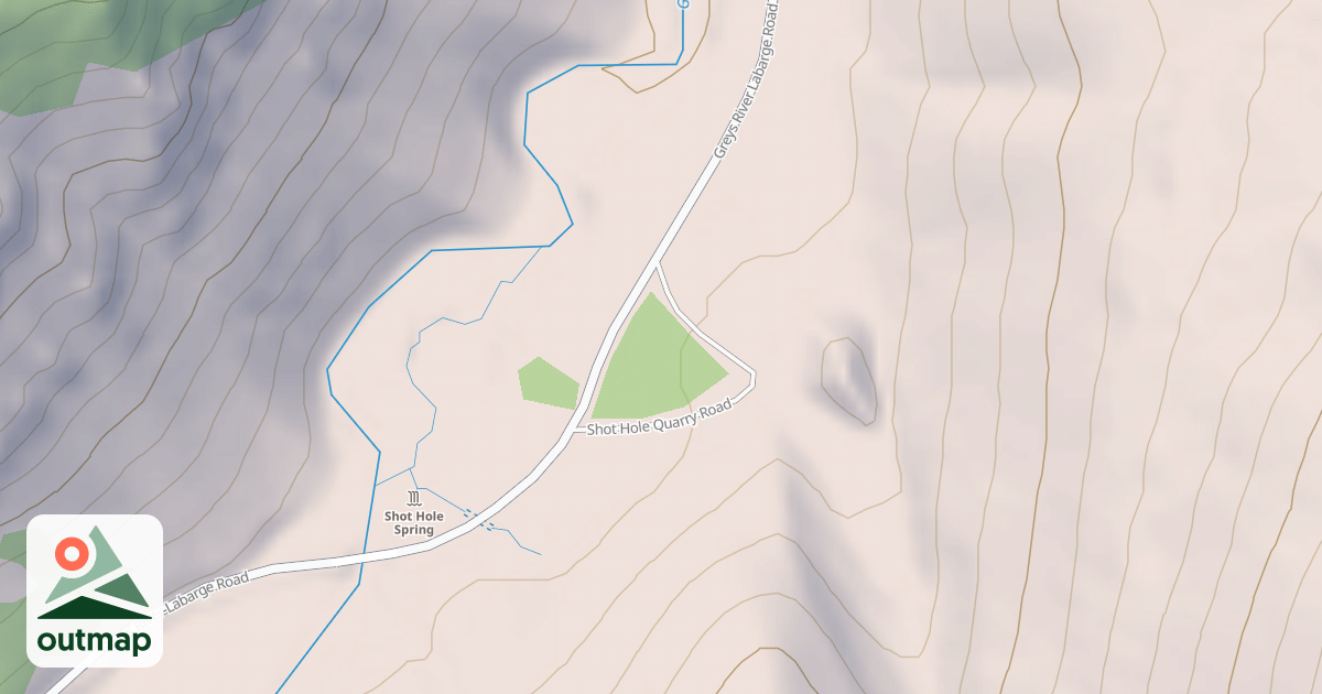 Map of SHOT HOLE QUARRY