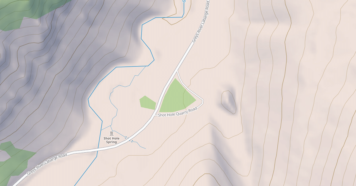 Map preview of SHOT HOLE QUARRY