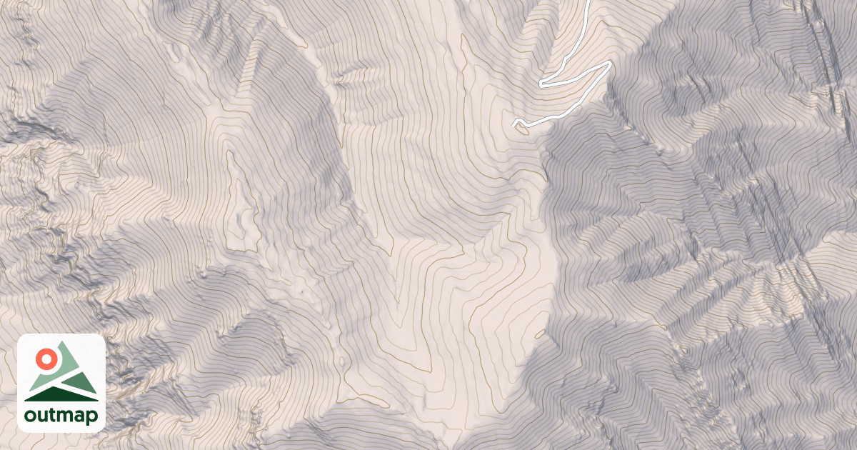 Map of HOWE PEAK SPUR