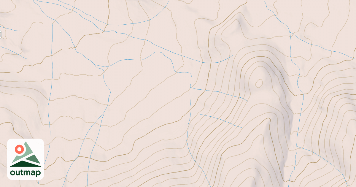 Map of MANDRELL SPUR