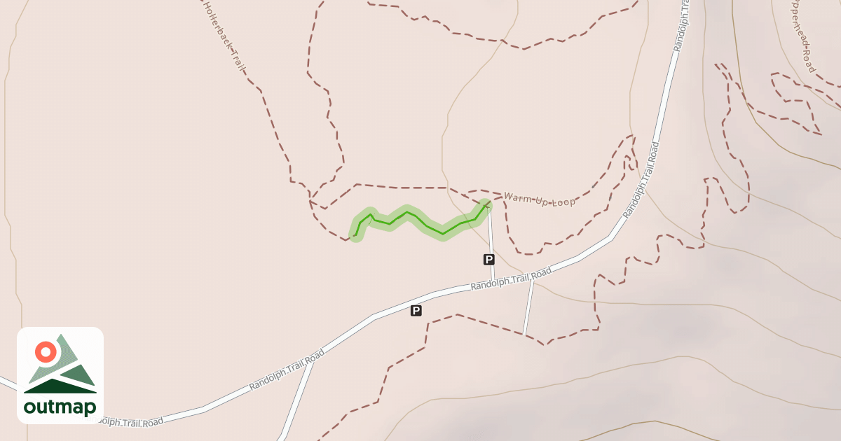 Map of Hollerback Trail