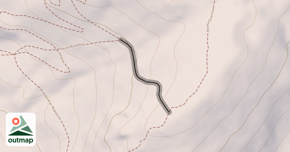 Map of Heart Rate Hill