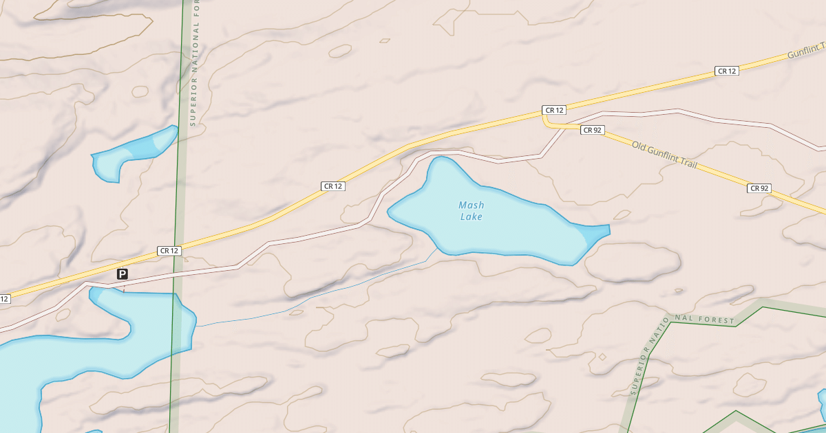 Map preview of Gunflint Trails Snowmobile