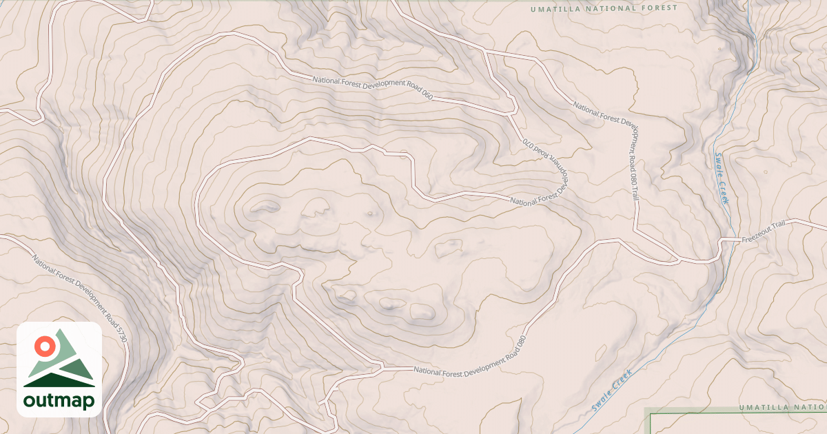 Map of USFS Motor Vehicle Use Map Roads {87D7681A-C08D-4DBF-BE9F-20B0567952B1}