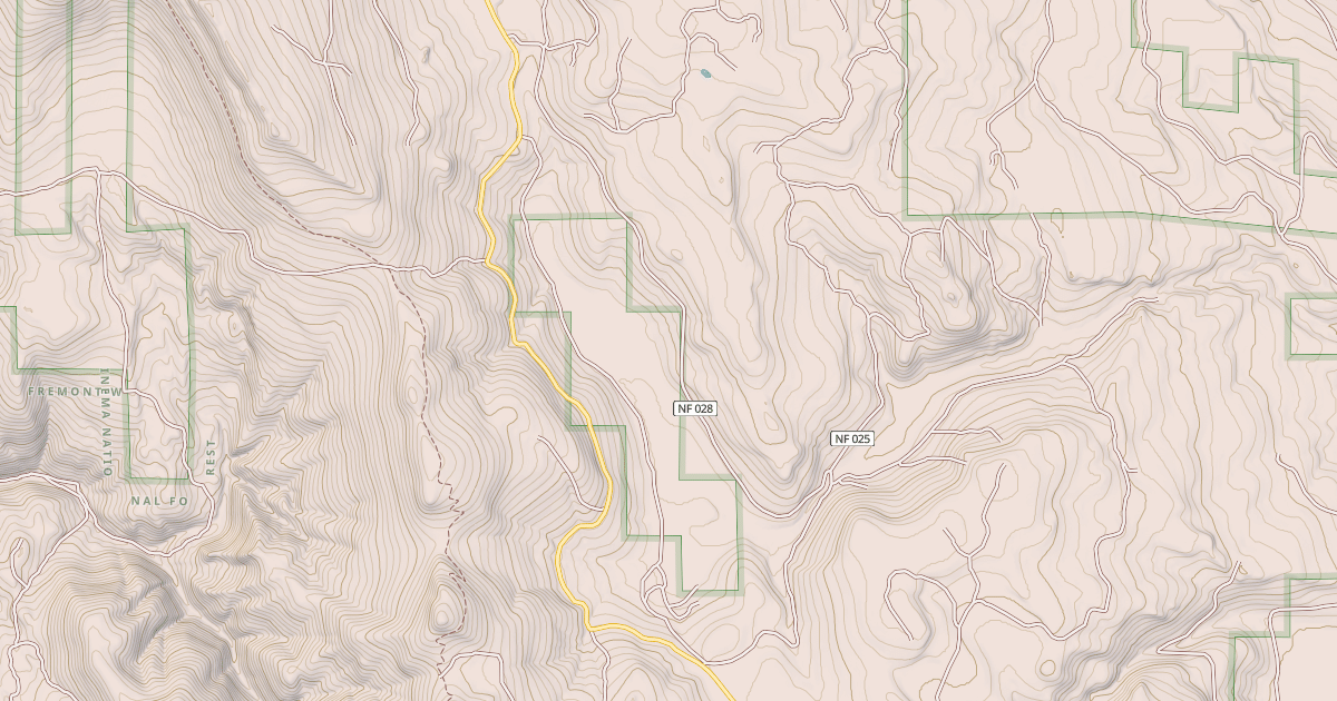 Map preview of BURNT CREEK SPUR