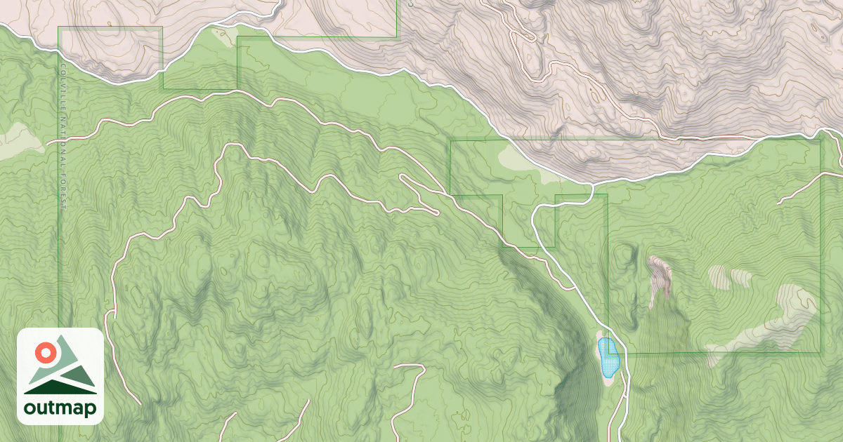 Map of BOX CANYON