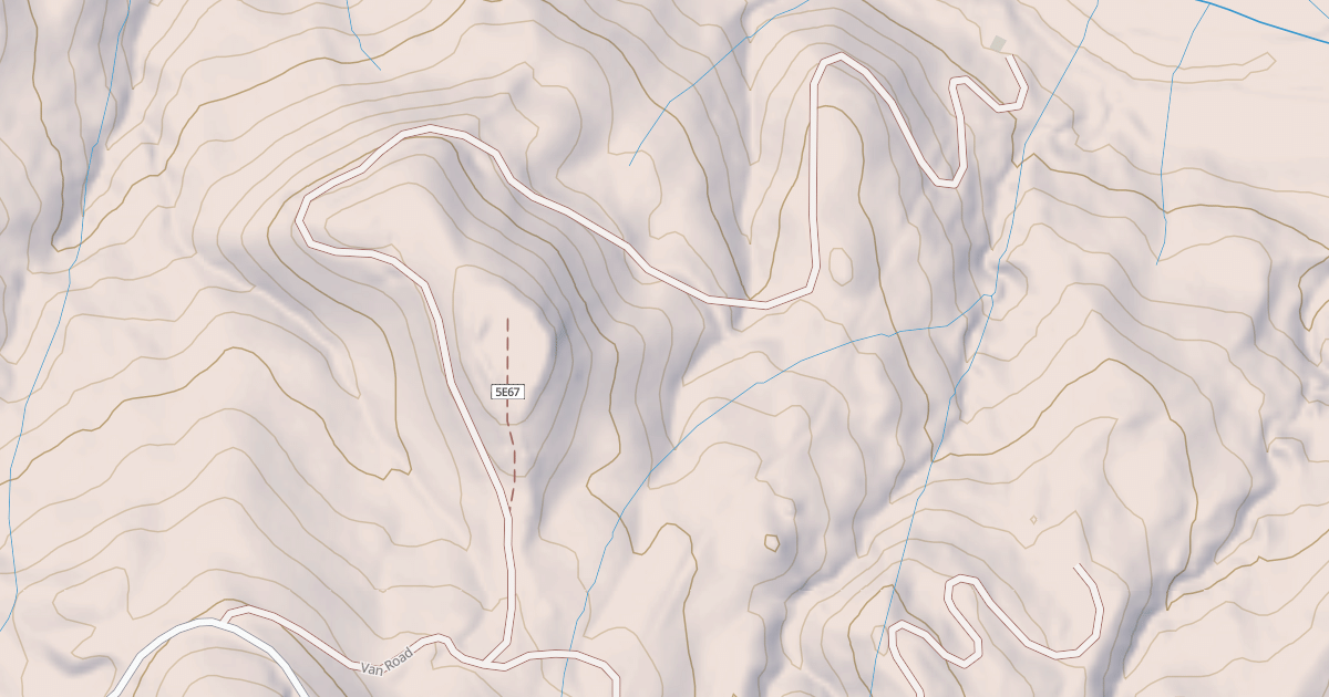 Map preview of VAN ROAD