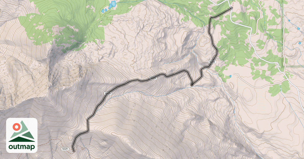 Map of South Mountain Trail