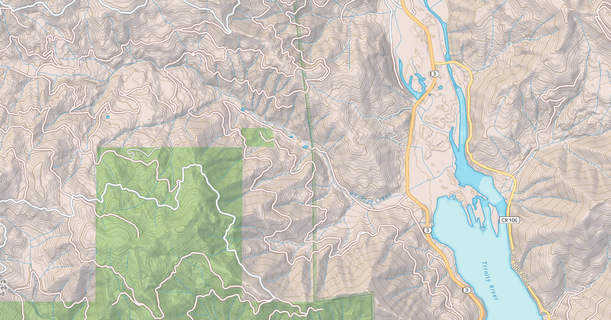 Map preview of BUCKEYE CREEK