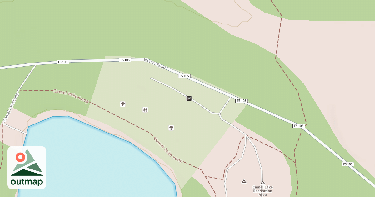 Map of CAMEL LAKE REC PARKING