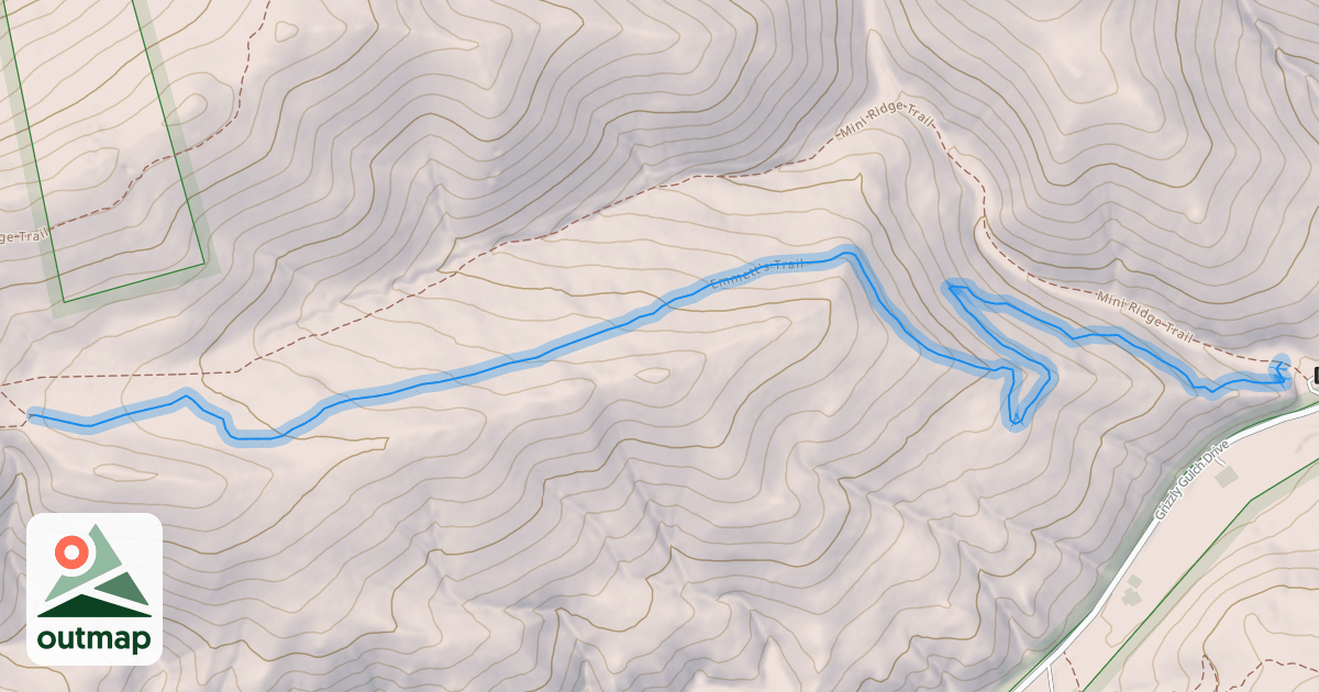 Map of Emmett's Trail