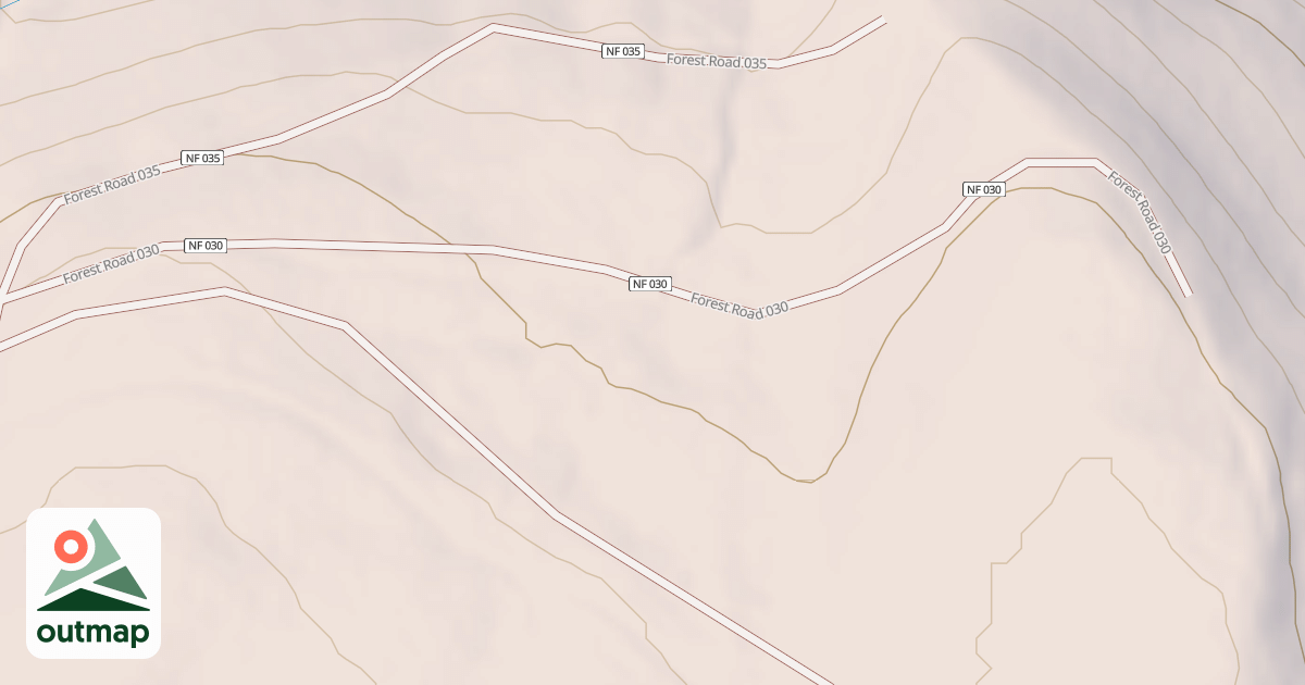 Map of USFS Motor Vehicle Use Map Trails 17523