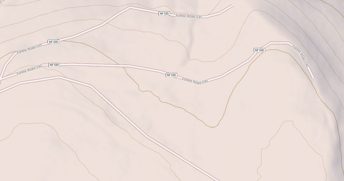 Map preview of USFS Motor Vehicle Use Map Trails 17523