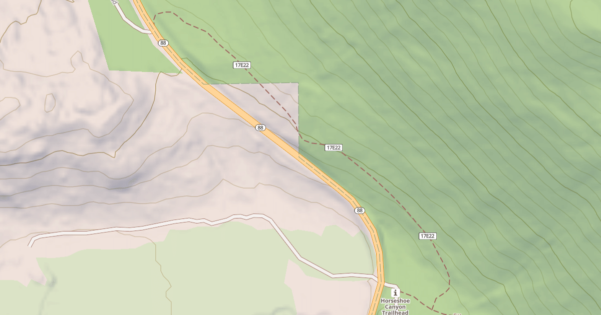 Map preview of Thunder Mountain Loop