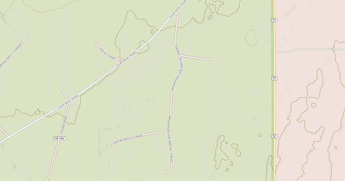 Map preview of MCCAMMON UNIT WELL NO. 3