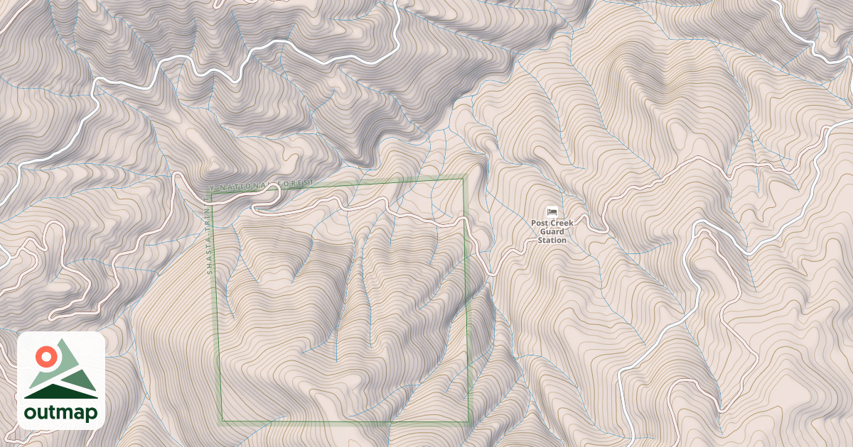 Map of POST CREEK