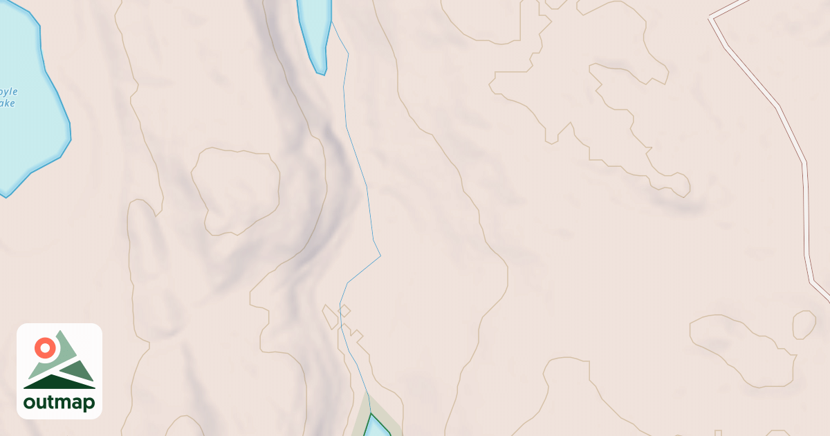 Map of HUTT LAKE ROAD SPUR AB