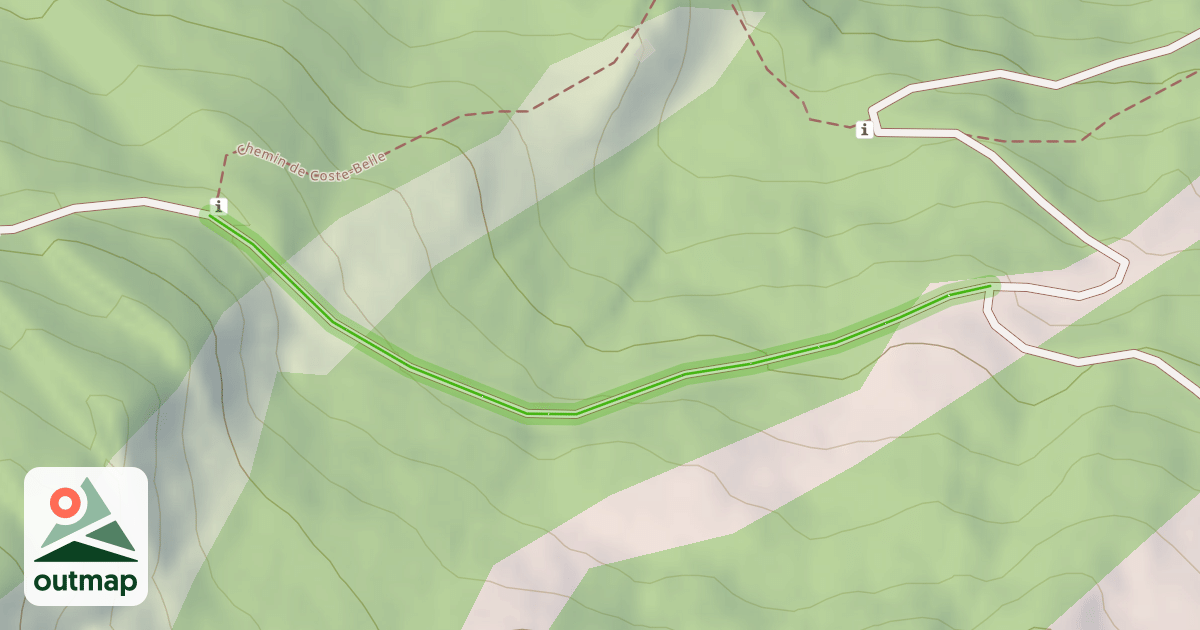 Map of Chemin du Bull