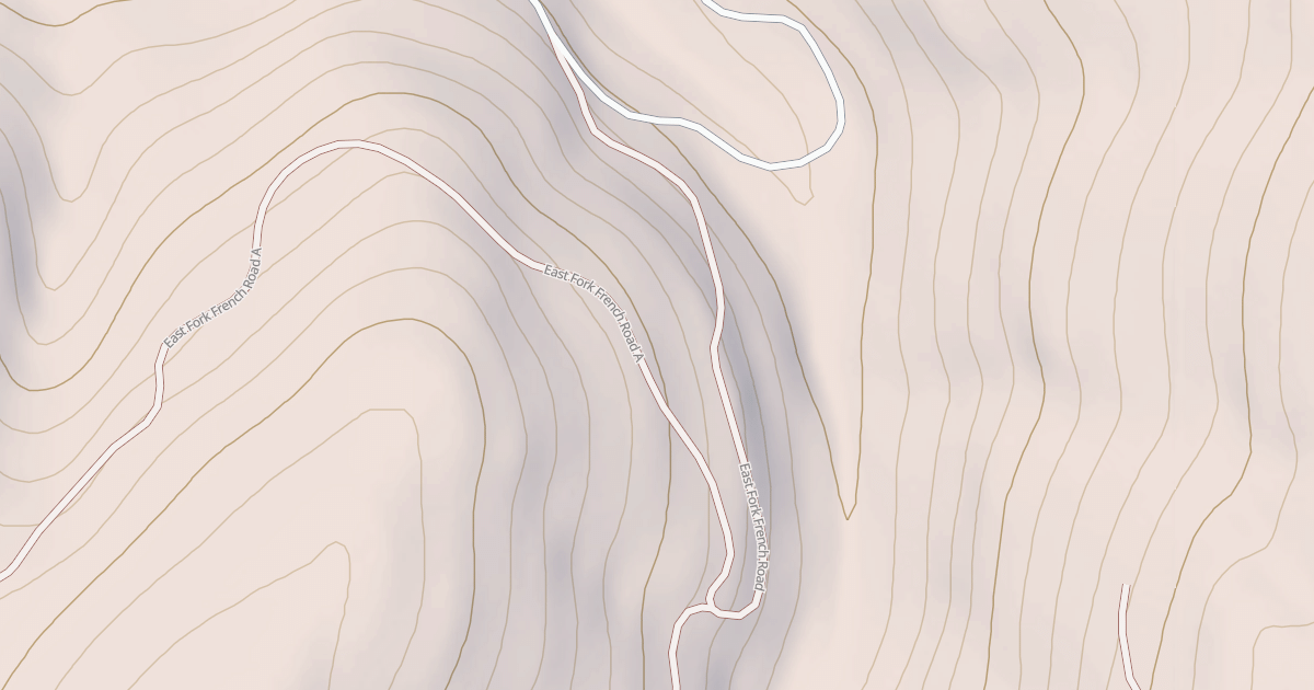 Map preview of EAST FORK FRENCH