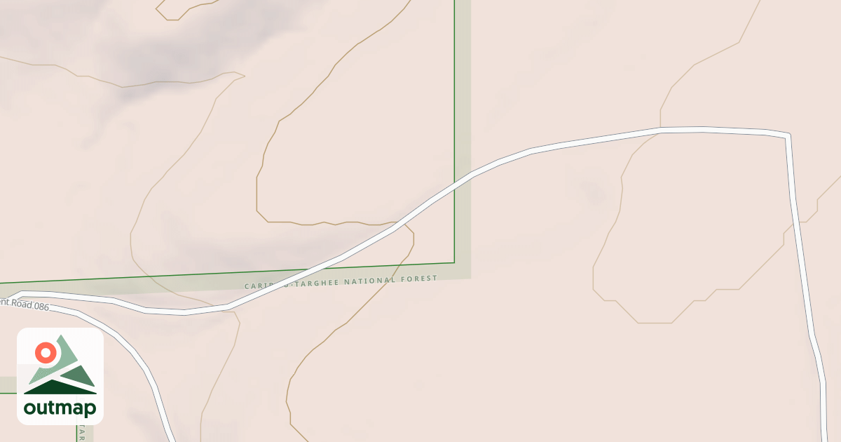 Map of BROCKMAN CORRAL ACCESS