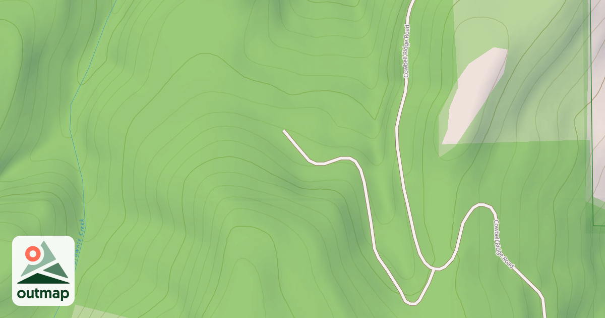 Map of BROWNIE T.S.